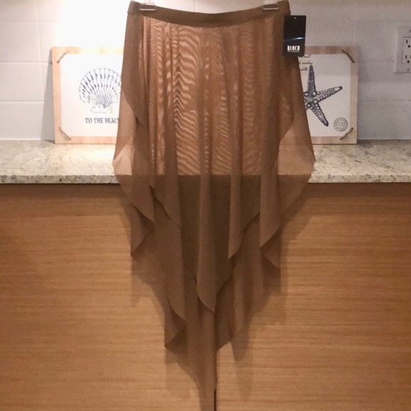 🎁 BLOCH Mesh Beach/Dance Skirt - Picture 1 of 8